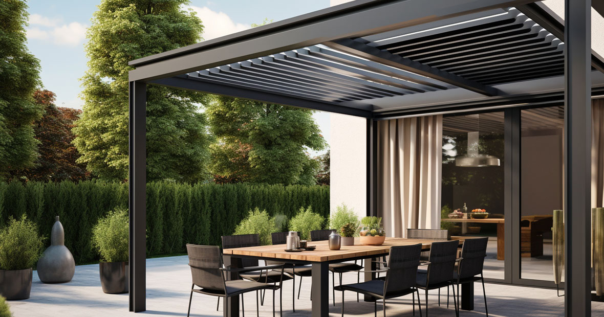 pergola en aluminium